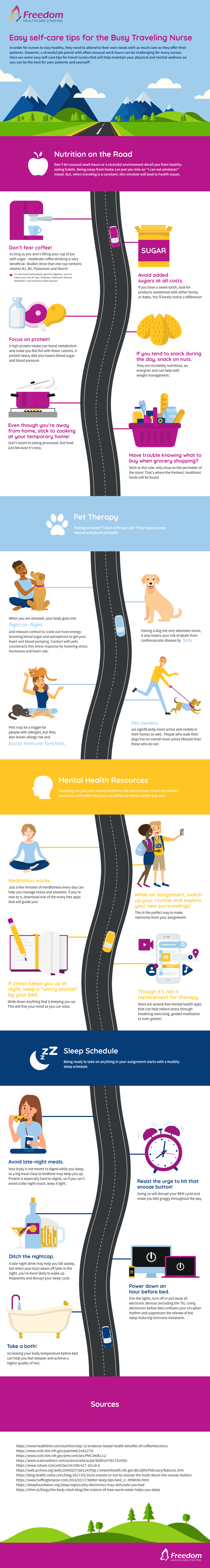 freedom healthcare self care tips infographic